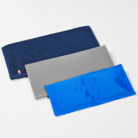 今治クッションタオル（涼～ICE）【サイズ：34㎝×17㎝】